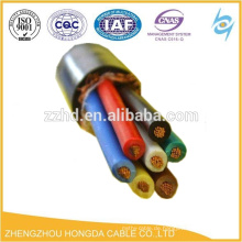 0.6 / 1KV multi-core pvc schirm elektrische draht kabel geflochtene kabel elektrischen draht